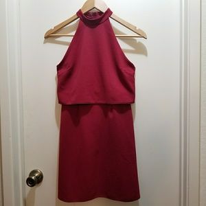 ASOS Burgundy Mini Dress